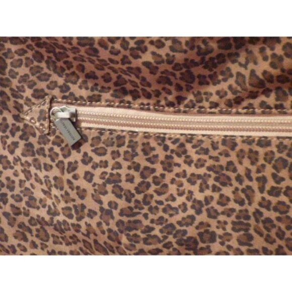 Bottega Veneta Vintage Tote Animal Leopard Print Silk And Leather - Picture 9 of 12